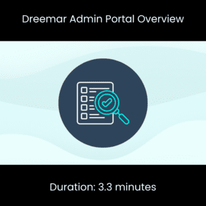 Dreemar Admin Portal Overview